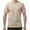 Khaki, variant on Men's Comfort Cotton Short Sleeve T-Shirt-KHK-2XL