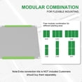 thumbnail image 2 of 11.8 In. 100-Watt White Led Grow Light, Color Changing Light With Dimmer Function Flexible Mounting Plug In And, 2 of 6