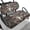 Wolf USA Flag Design, variant on Pzuqiu Vintage Distressed American Flag Print Golf Cart Seat Covers Easy to Install, Comfortable Golf Cart Seat Cushion Cover and Backrest Cover Sets Fit for Golf Carts
