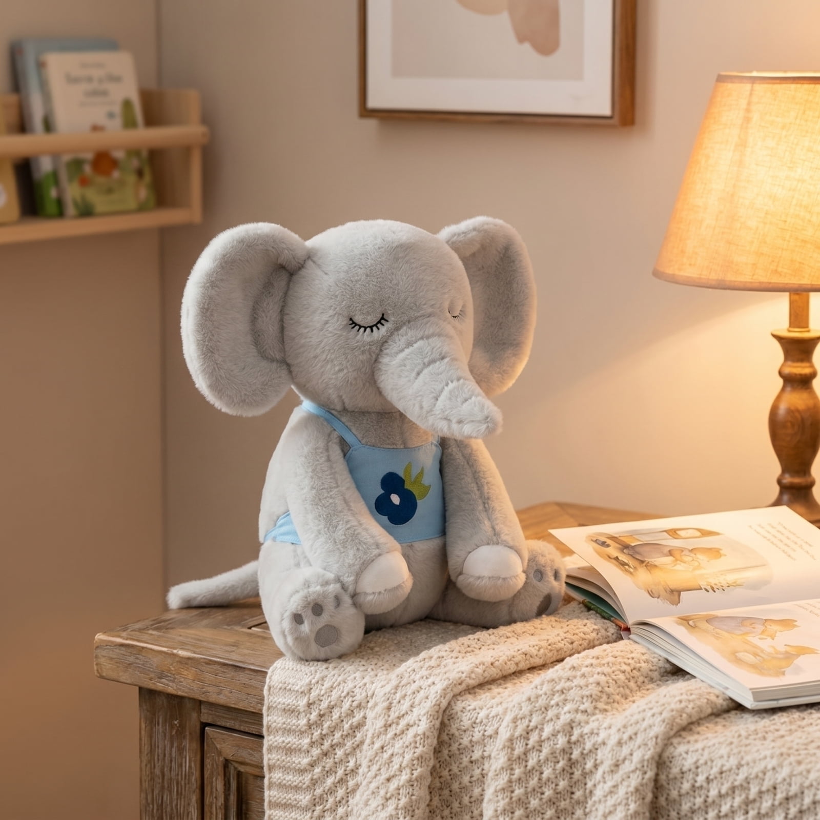 Kiddiway Stuffed Animal Plush Figure Toy - Soft Cute Without Tags, Great Stuffed Animals for Babies, Cozy Nap Pal for Toddlers Girls