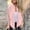Pink, variant on Swuxness Women's Casual Jacket, Women Long Sleeve Coat, Women Solid Color Comfortable Soft Jacket with Full Zip Front and Contrast Pockets Outerwear Brown, S