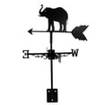 thumbnail image 4 of Veleta de metal animal 3D Strade Fareast Limited Decoración de techo Negro para porche granja garaje, 4 of 9