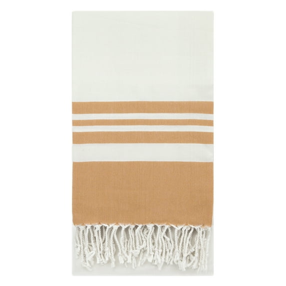 Swan Comfort Peshtemal Turkish Bamboo Towel Beach Pool Cover Up Picnic Bath Spa Sauna - ( Honey )
