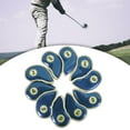thumbnail image 6 of 10Pcs PU Leather Golf Iron Headcover Golf Club Head Cover Embroidery Number, 6 of 8