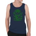 thumbnail image 2 of Lucky Maneki-Neko Cat in Leprechaun Hat St. Patricks Day Men's Tank Top, 2 of 3