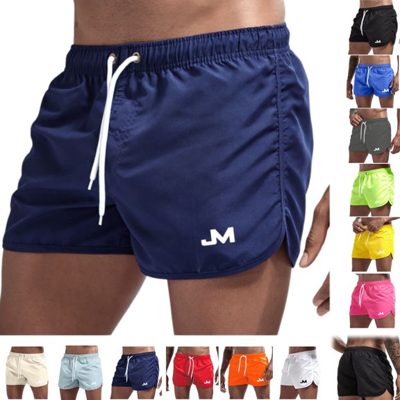 Mfakffe Mens Swim Trunks Casual Beach Quick Dry Swim Shorts Bathing Suits