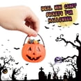 thumbnail image 4 of Cubos de caramelo para Halloween, 12 piezas, soporte para dulces, macetas para dulces, calabaza, fantasma, Calavera, cubo con asa, suministros para fiestas, 4 of 4