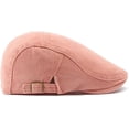 thumbnail image 4 of Newsboy Cap for Men Adjustable Flat Ivy Gatsby Cabbie Driving Hat Breathable Denim Cotton Golf Cap, 4 of 7