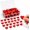 Red, variant on 200 count Mirror Wall Stickers, Small Heart Mirror Peel and Stick, Self Adhesive Mirror Tiles for DIY Crafts, Party Backdrop, Wedding Decor, Bedroom and Furniture Decor()