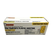 Frost King P9400 High Density Painter's Plastic Sheeting, 9' x 400' x .31 Mil, Clear