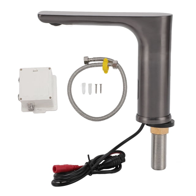 Grifo Electónico, Toque de Agua Electónico de Acero inoxidable 304 Vertical Sin Toque Para Hotel Casero