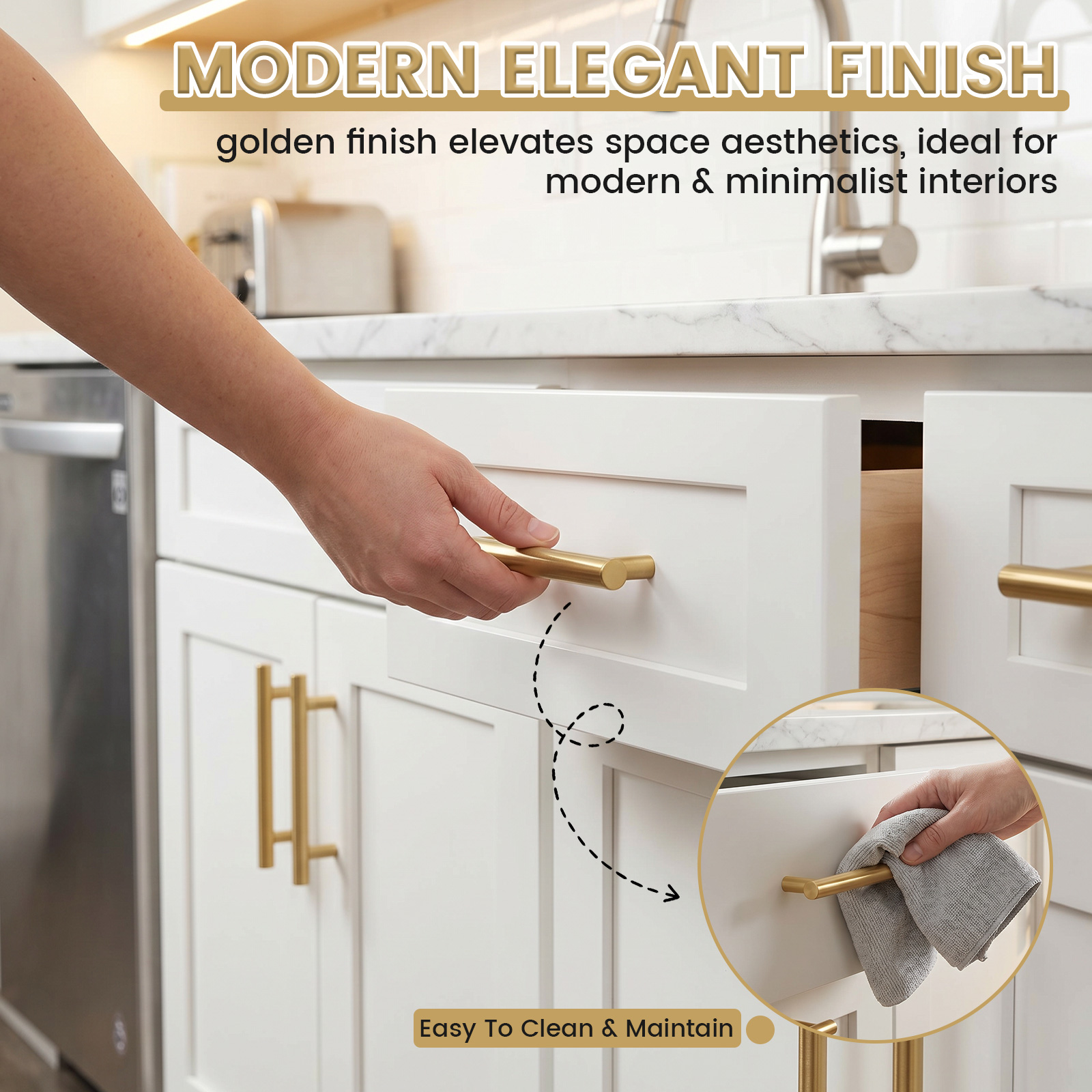Evjurcn 12-Pack Gold T-Bar Cabinet Pulls photo 7