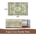 thumbnail image 2 of -Runner Rug X Rugs for Living Room- Machine Washable Rug-Soft Living Room Rug-Vintage Non Slip Carpet-Rugs for Bedrooms Dining Office, 2 of 7