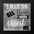 thumbnail image 2 of Greene, Taylor 12x12 Black Modern Framed Museum Art Print Titled - Christ Strengthens, 2 of 5