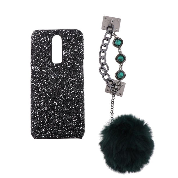 Cubierta De Del Teléfono Con Brillo Crystal Para OPPO R17Pro Negro