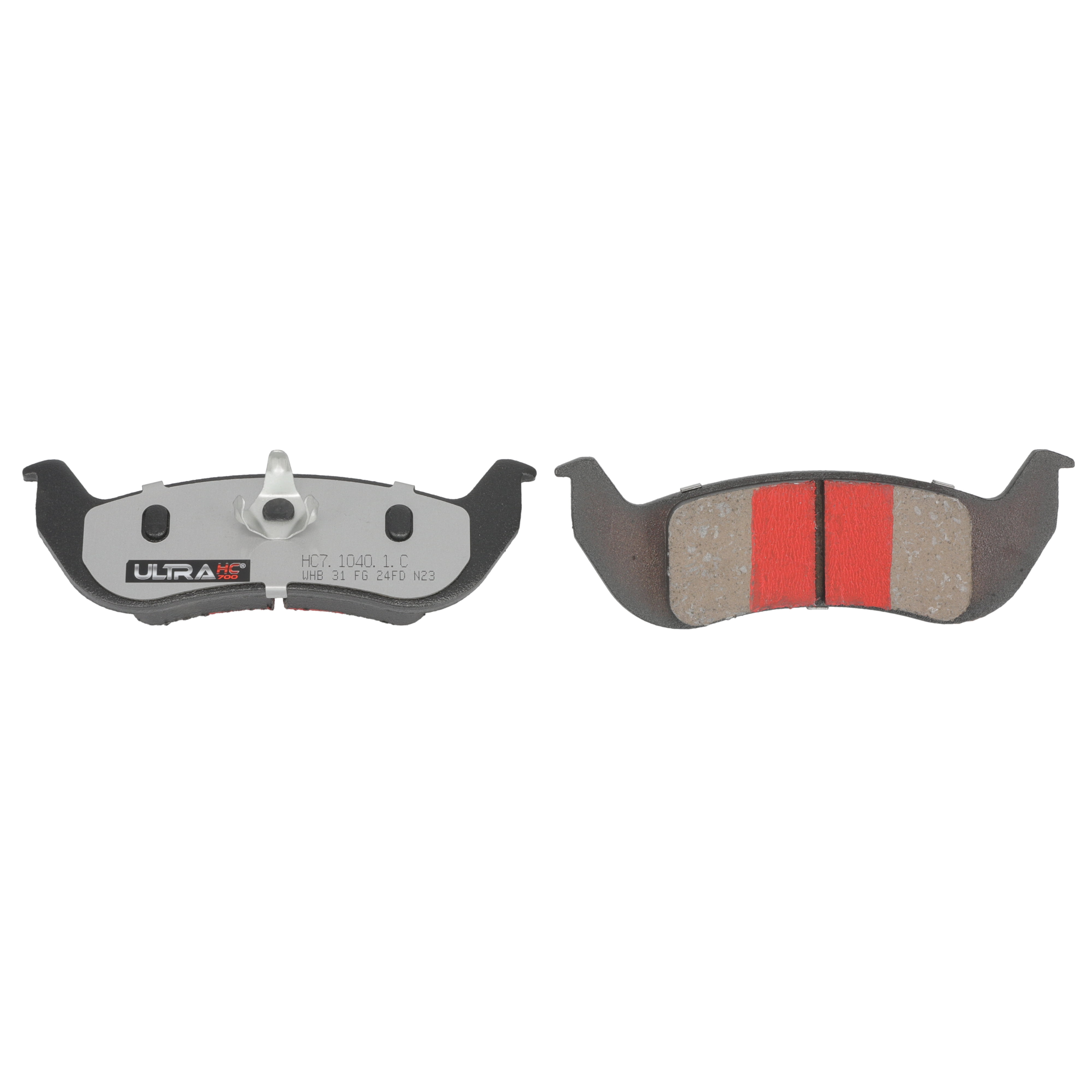UltraHC 700 Brake Pad Set, Rear HC7.1040.1.C, Ford Ranger 2011-2010