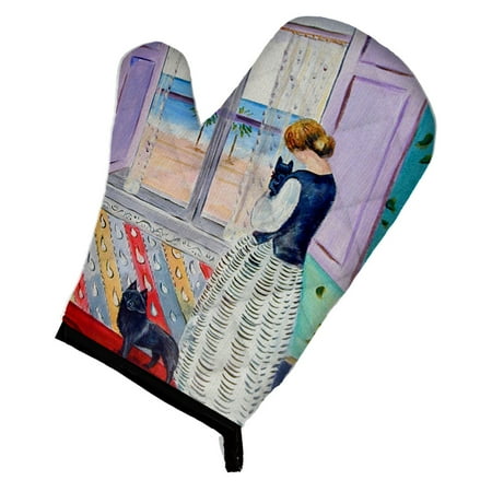 

Caroline s Treasures 7268OVMT Lady with her Schipperke Oven Mitt Large multicolor