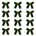 thumbnail image 2 of 12-Piece Velvet Christmas Tree Bow Decorations for Trees Wreaths and Holiday Gifts, 2 of 7