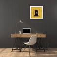 thumbnail image 3 of Marrott, Stephanie 12x12 White Modern Wood Framed Museum Art Print Titled - Bear in Frame, 3 of 4