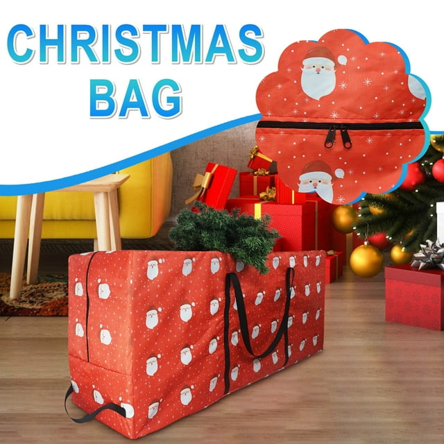 Boovnll Clothes Storage, Large Capacity Thicken Christmas Tree Storage Bag Cover Large-Capacity Quilt Clothes Warehouse Storage Bags Organize Tools Storage Bags for Clothing, Comforters