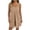 *Khaki, variant on Women's Wide Strap Sleeveless Romper , Ladies' Split Front Overlay Jumpsuit , Casual Loose Summer Playsuit For Women,Black,XS-XL