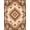 Brown Multi, Pattern 1, variant on ODIKA Cabin Aztec Cowgirl Medallion With Southwestern Frame Rustic Flowing Dynamic Stain Resistant Low Profile for Dorm Room, Small Living Apartment