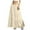Beige, variant on Abomasnow Boho Long Skirts for Women 2025 Summer Drawstring Elastic Waist Tiered Layer Maxi Skirts A Line Ruffle Hem Flowy Skorts