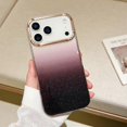 thumbnail image 1 of For iPhone 17 Pro Max Case Dual Color Gradient Electroplated Protective TPU Phone Cover - Black Pink, 1 of 5