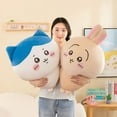 thumbnail image 2 of Muñeco chiikawa de dibujos animados de 20-80CM, muñeco chiikawa pequeño de ocho muñecos de peluche, almohada, regalo para niños,Lambda,60 cm, 2 of 6