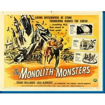 Monolith Monsters The Movie Metal Print 12x16 Large Print on Metal 12x16 Square Adults AB Posters