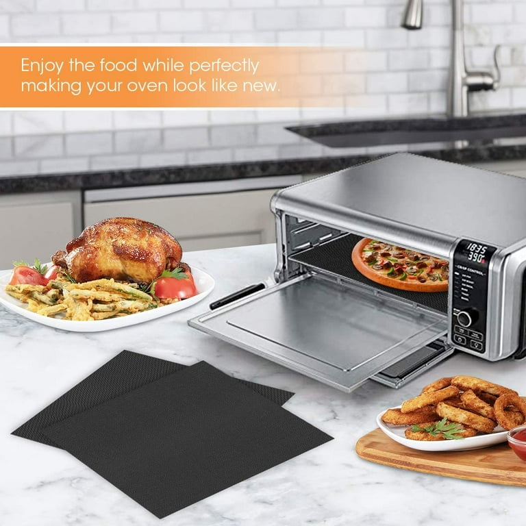 New 4Pack Air Fryer Oven Liners,Non-Stick Baking Mat For Ninja SP101 SP201  Foodi Air Fryer,Reusable Microwave Bottom Gas,Etc - AliExpress
