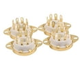 thumbnail image 2 of 8PC 8 Pin Ceramic Socket Tube Top Vacuum Octal Value for KT88 EL34 6V6 6650 274B, 2 of 5