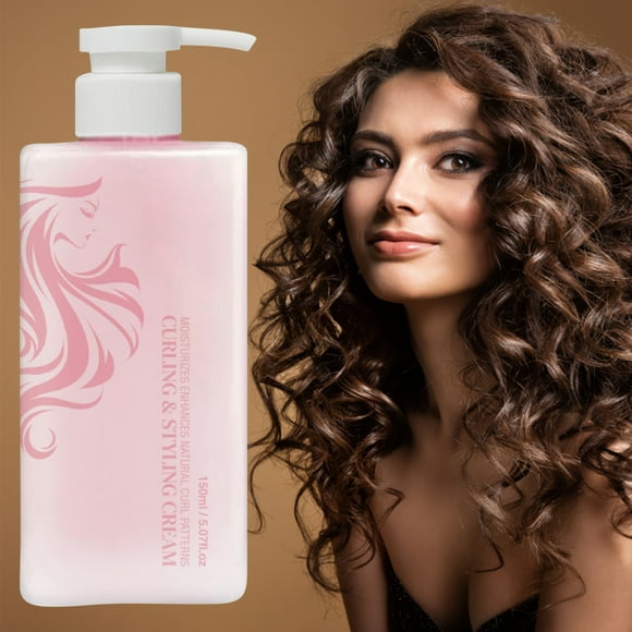 Hairhalo Curl Defining Cream, Hair Halo Curl Defining Cream, Curl Cream for Curly Hair Anti Frizz, Smoothing for All Natural, For Wavy & Curly Hair