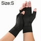thumbnail image 2 of Guantes de compresión de cobre sin dedos para artritis para mujeres y hombres, túnel carpiano, 1 par (negro) 639, 2 of 5