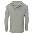 thumbnail image 2 of Boxercraft BM3702 Men's Waffle Knit Pullover Hoodie-Oxford Heather-XS, 2 of 2