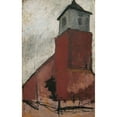 thumbnail image 2 of Paula Modersohn-Becker 13x18 Black Ornate Wood Framed Double Matted Museum Art Print Titled - Church in Worpswede (1900), 2 of 5