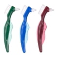thumbnail image 1 of 3 Pcs Brosse de Nettoyage pour Fausses Dents, Brosse à Dents Double Face pour Soins Dentaires, 1 of 2