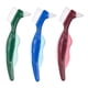 thumbnail image 1 of ColoMX Cepillo de limpieza de dientes falsos de 3 piezas Cepillo de dientes de limpieza para el cuidado de la dentadura postiza de doble cara, 1 of 8
