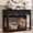 Black, variant on Buildhom 46" Farmhouse Console Table with 2 Drawers, Rustic Wood Sofa Table Behind Couch, Entryway Table with Open Shelf for Living Room, Black