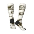 thumbnail image 5 of Lsque Cows Grazing On The Meadow 1 Printed Crew Socks Men's Women's LightWeight Thin Casual Calf Socks ,Knee High Socks,Cotton Socks, 5 of 9