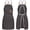 Black, variant on DOVACKA Cross Back Chef Bib Apron with 4 Pockets, Heavy Duty Tool Apron for Men Women, for Kitchen Cooking Gardening Baking Work