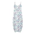 thumbnail image 4 of Robes pour Femmes Décontractées Sans Manches Grande Taille Amples Longues Maxi avec Poches Imprimé Boho Robe de Plage, 4 of 4
