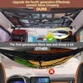 thumbnail image 3 of Campervan Universal Car Ceiling Storage Net Car Roof Cargo Net Mesh Storage Bag, 3 of 5