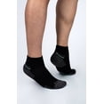 thumbnail image 2 of OTECKA Unisex Performance Quarter Socks with Moisture-Wicking - Cushion Comfort Quarter Socks, Black, Small-Medium, 2 of 4