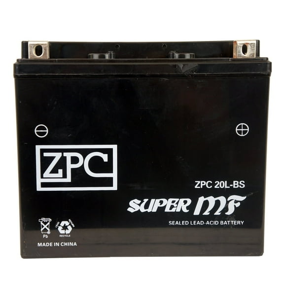 Zpc Battery Zpc Battery Ytx20l-bs (20l-bs 12 Volts,18 Ah, 270 Cca) Motorcycle Battery for Harley-davidson 1450cc Fxst Flst Softail 2005