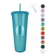 thumbnail image 1 of Botella 24oz Doble Pared Tapa Popote Bebidas Frías/calientes, 1 of 7