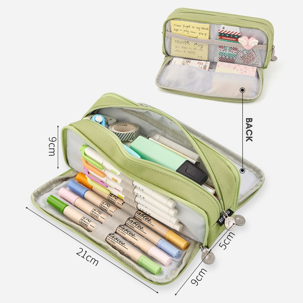  MAMUNU Large Capacity Pencil Case, 3 Compartments