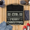 thumbnail image 2 of Veracco Merry Christmas Shitters Full Christmas T-Shirt for Women - Funny Ugly Xmas Gifts Humor Costumes (Black), 2 of 2