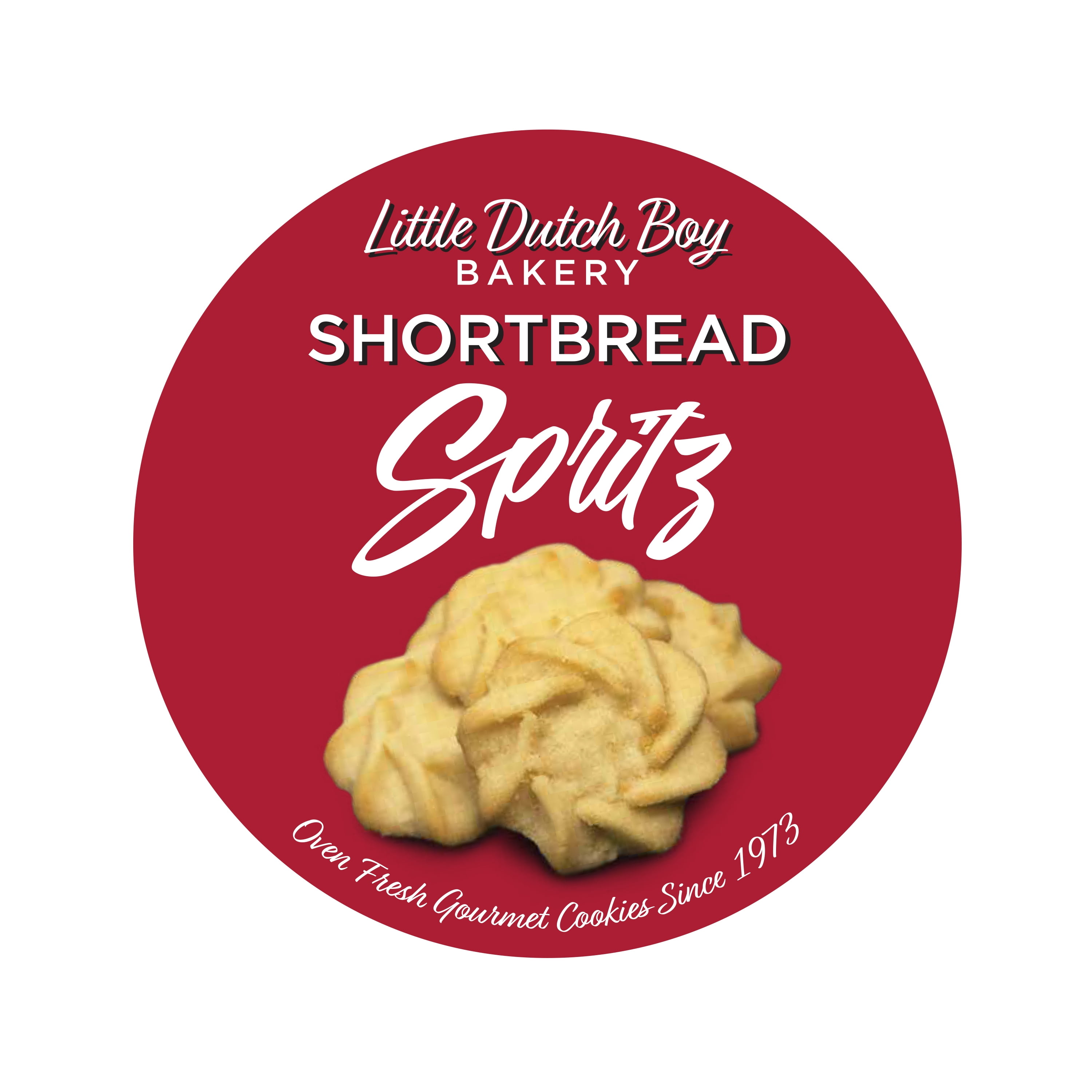 Little Dutch Boy Bakery Shortbread Spritz Baked Gourmet Cookie Tin, 28 oz, Approx. 60 Count