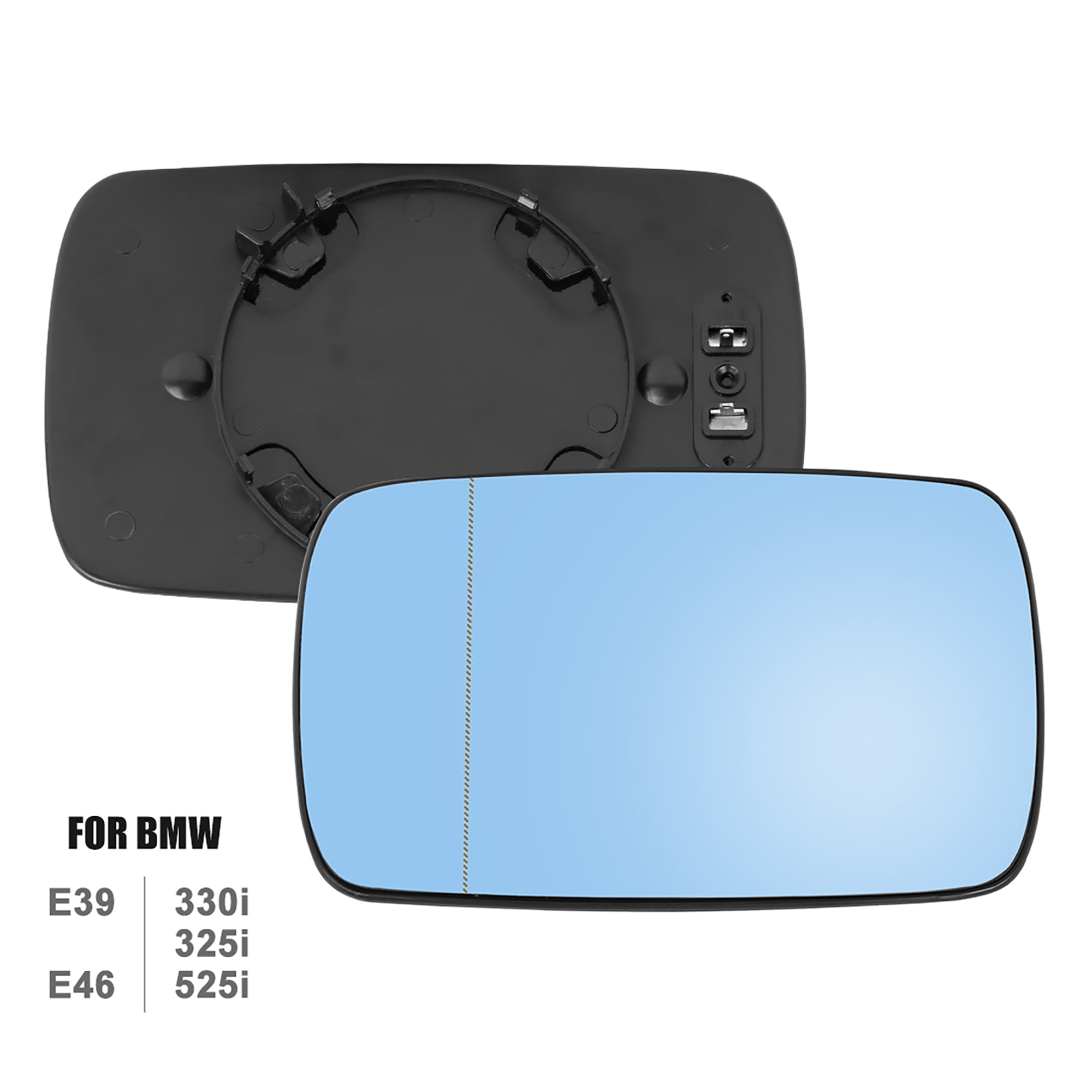 Unique Bargains Blue Left Mirror Glass Backing Plate Heated